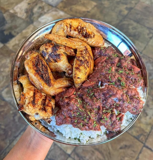 Red Beans and Rice Bowl.