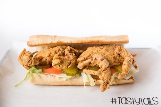 Reg Soft Shell Crab Po Boy 8".