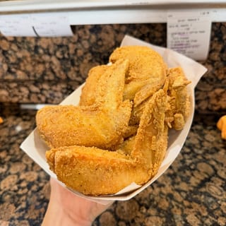 5 FRIED Wings w/ side