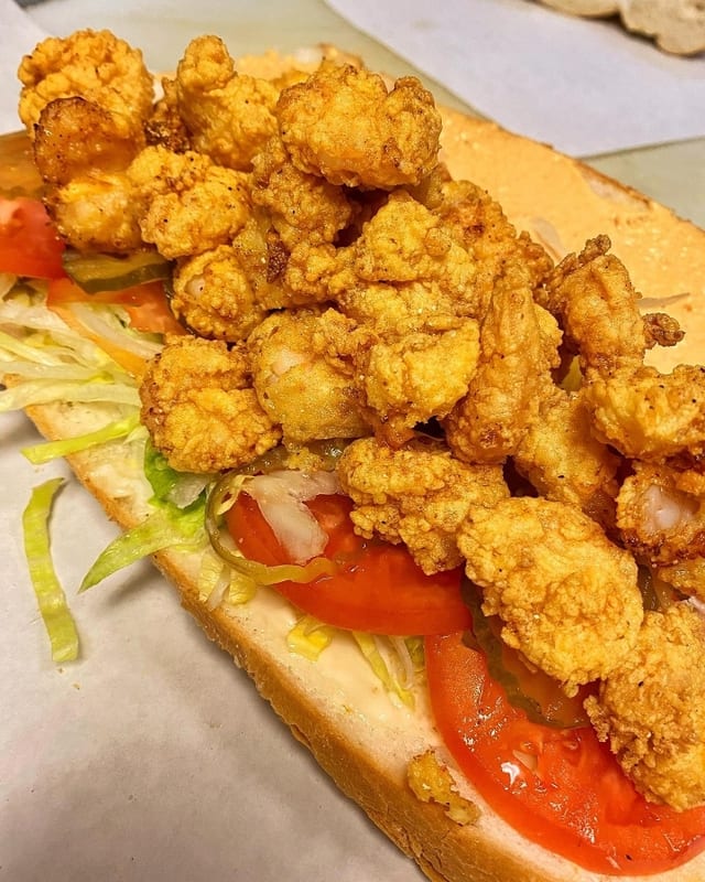 Reg Shrimp Po Boy 8".