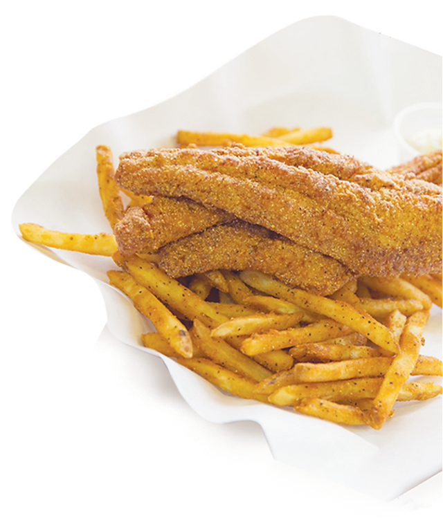 Fried Catfish Basket.