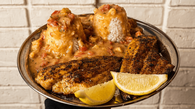 Blackened Catfish Plate.